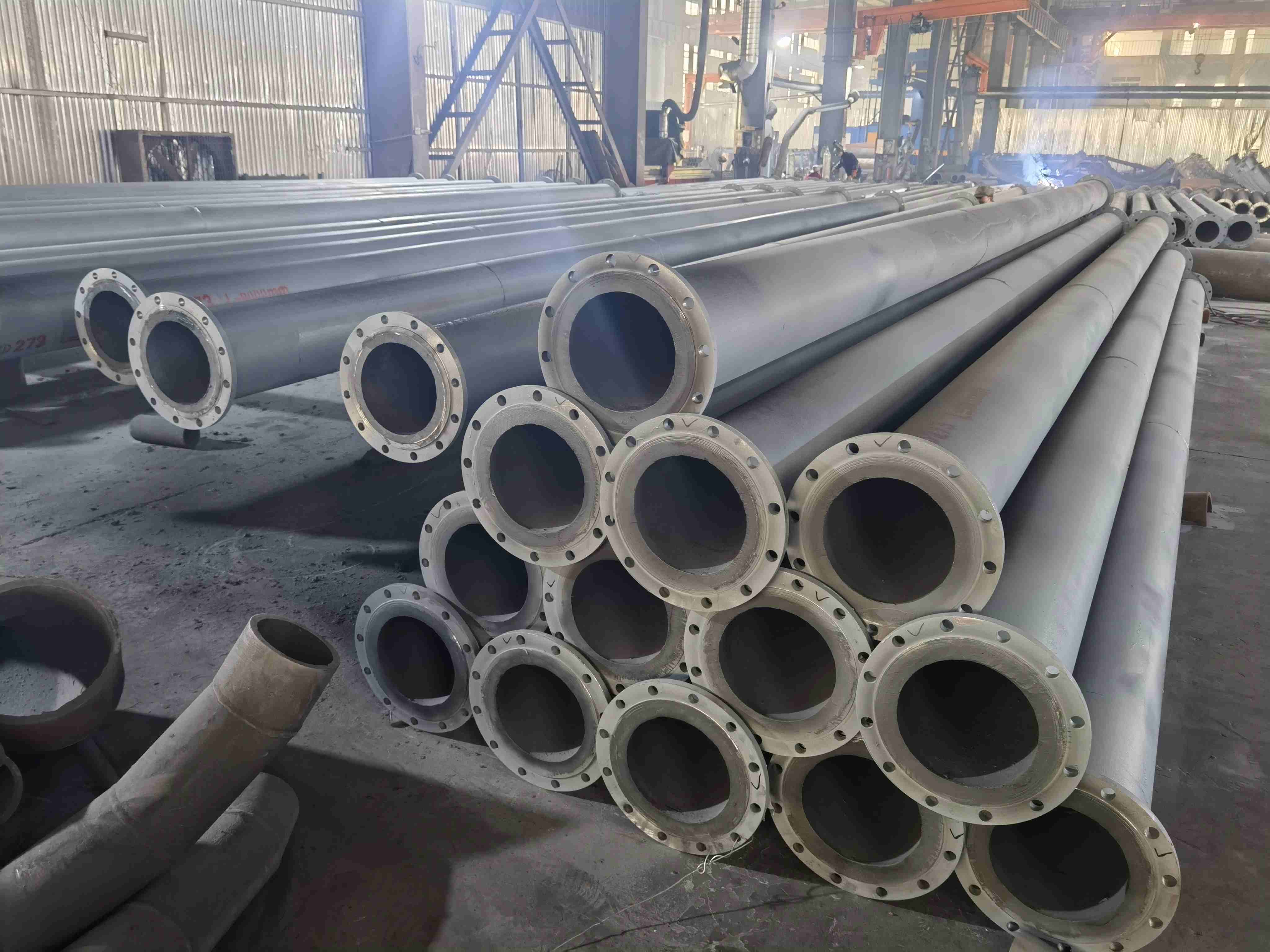 Ceramic Lined Wear-resistant steel pipe
